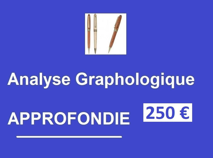 D4-Analyse Graphologique APPROFONDIE